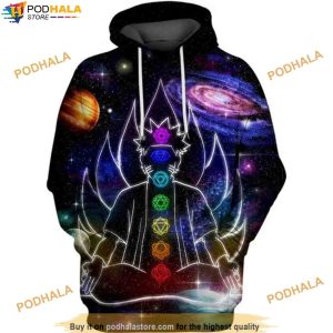 Naruto Lovers Galaxy Pattern 3D Hoodie, Gifts For Naruto Lovers