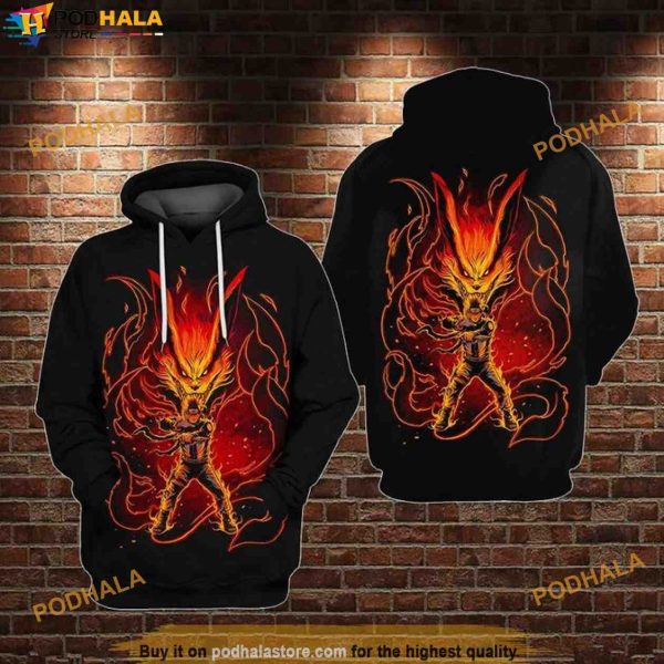 Naruto Mutated All Over Print 3D Hoodie, Gifts For Naruto Lovers