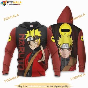 Naruto Sage Anime Manga 3D Hoodie, Gifts For Naruto Lovers