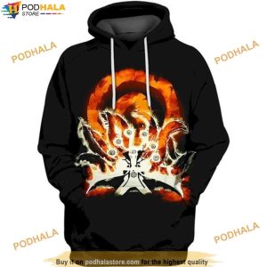 Naruto Uzumaki Hokage Naruto Anime All Over Print 3D Hoodie, Gifts For Naruto Lovers