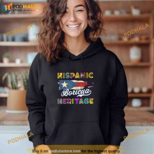 National Hispanic Heritage Month Puerto Rico Flag Boricua Shirt 2