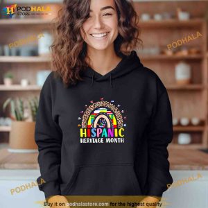 National Hispanic Heritage Month Rainbow All Countries Flags Shirt 2