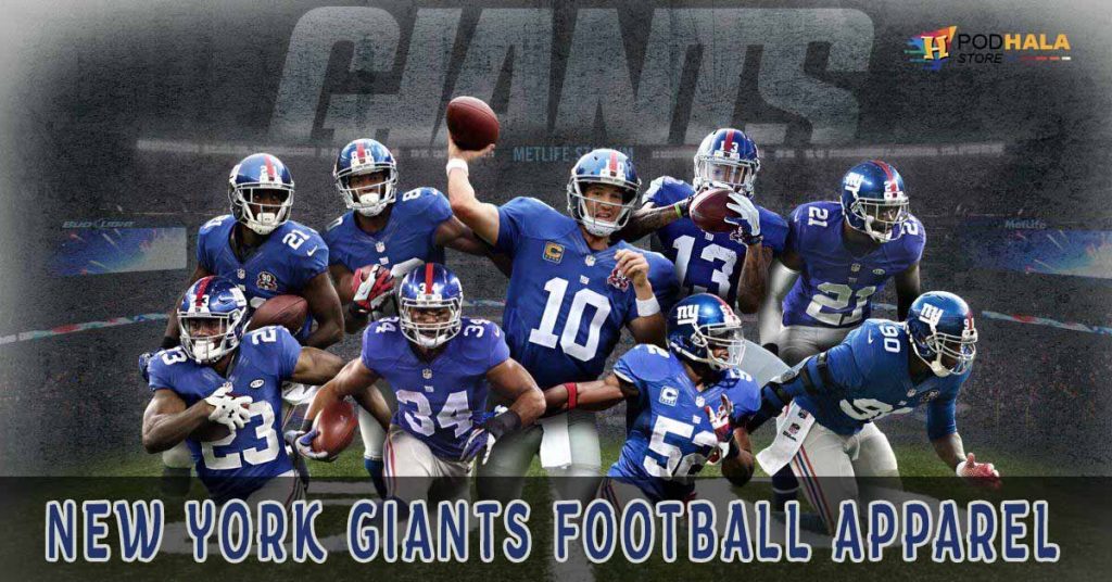 New York Giants Football Apparel Combining Comfort, Style, and Fanhood