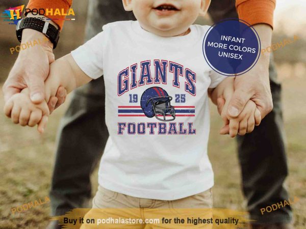 New York Giants Football Ny Giants Youth Shirt