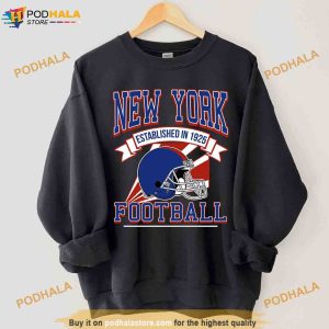 New York Giants Football Sweatshirt, NY Giants Women's Shirt, Men's Crewneck Tee