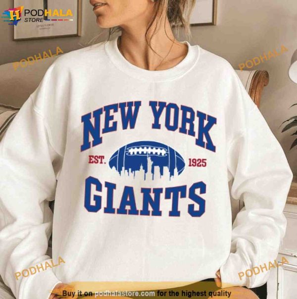 New York Giants Football Sweatshirt, Shirt for Men and Women