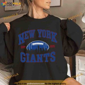 New York Giants Football Unisex Tee, Men's Giants T Shirt, Women's Gift Shirt