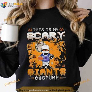 New York Giants Halloween Scary Costume Shirt, Men's Giants T Shirt, Women's Apparel