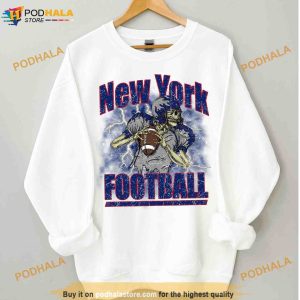 New York Giants skeleton Sweatshirt Crewneck, New York Giants Football Apparel