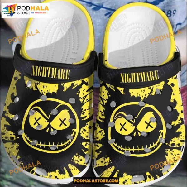 Nightmare Jack Skellington Horror Movie Halloween Crocs Shoes, Halloween Gift Ideas