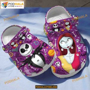 Nightmare Jack Skellington Sally Halloween Crocs Classic Clogs Shoes