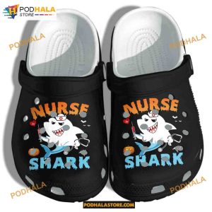 Nurse Shark Boo Costume Crocband Clogs Shoes Halloween Crocs