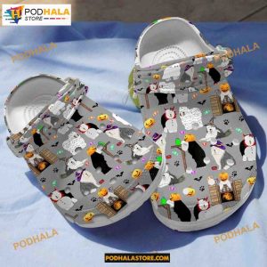 Old English Sheep Dog Halloween Crocs Classic Clogs Shoes, Halloween Gift Ideas