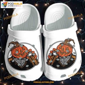 Pumpkin Hair Stylist Artist Halloween Crocs Classic Clogs Shoes Gift For Women Men