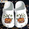 Pumpkin Smoking Funny Weed Tattoo Halloween Crocs Gift