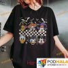 Retro Disney Halloween Checkered Comfort Colors Shirt, Disneyland Mickey Halloween Gift
