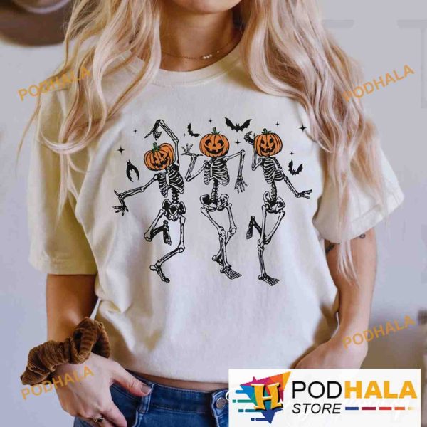Retro Disney Skeleton Halloween Comfort Colors Shirt, 2023 Halloween Party Disneyworld