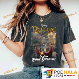 Retro Disney Tangled Rapunzel Comfort Colors Shirt, Disney Princess Rapunzel Disneyworld
