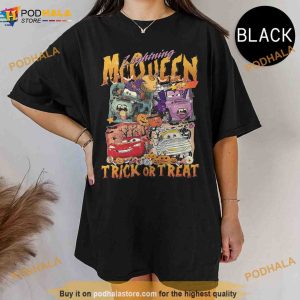 Retro McQueen Disney Halloween Comfort Colors Shirt Disneyland Halloween Tee 2