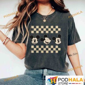Retro Mickey Comfort Colors Shirt for Women, Disney Ear Unisex Disney Mickey Tee