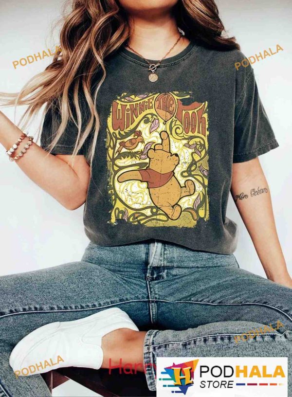 Retro Pooh & Co 1926 Comfort Colors Shirt, Winnie The Pooh Bear Disney Matching Tee