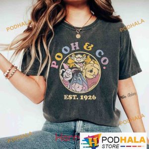 Retro Pooh Co EST 1926 Comfort Colors Shirt Disney Pooh Walt Disney World Tee 2
