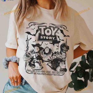 Retro Toy Story Disneyland Halloween Comfort Colors Shirt Halloween Party 2023 Tee 2
