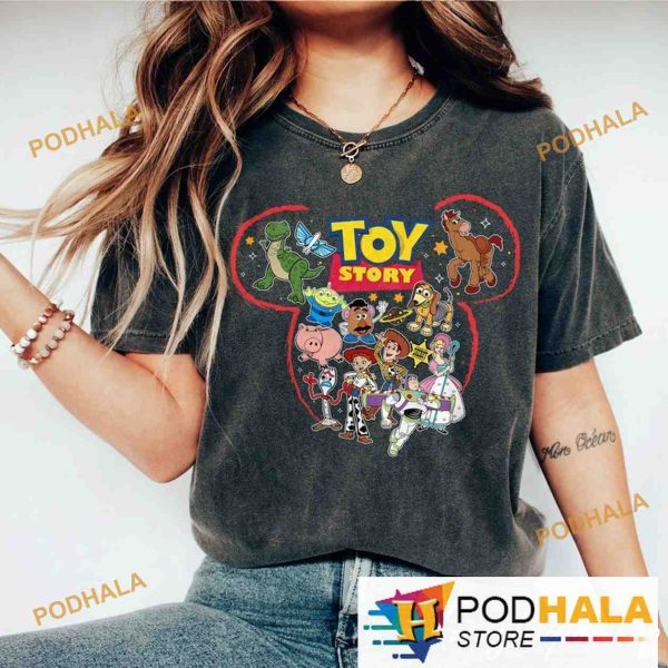 Retro Toy Story Movie Comfort Colors Shirt, Disneyland Vacation Trip Disneyworld Gift