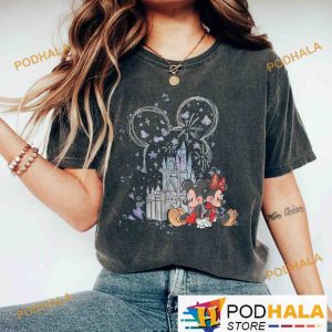Retro WaltDisney World Comfort Colors Shirt, Mickey and Friend Disney Family Tee