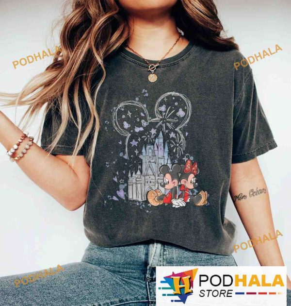 Retro WaltDisney World Comfort Colors Shirt, Mickey and Friend Disney Family Tee