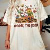 Retro Winnie The Pooh Halloween Comfort Colors Shirt, Pooh Bear Piglet Halloween Tee