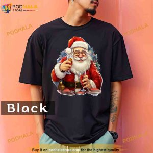 Santa Christmas Comfort Colors Shirt 2