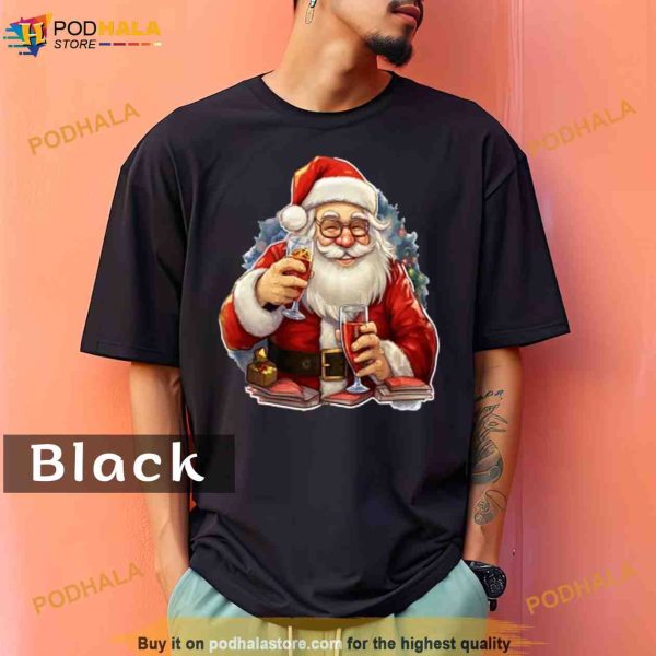 Santa Christmas Comfort Colors Shirt
