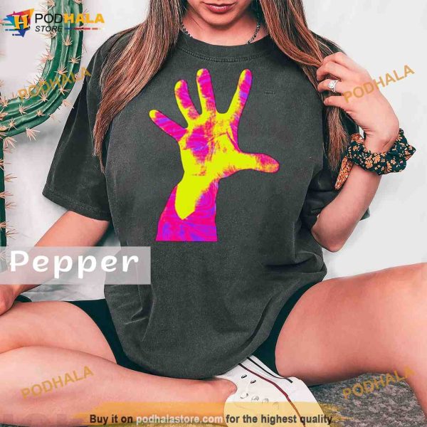Self Titled Neon Hand Comfort Colors Shirt