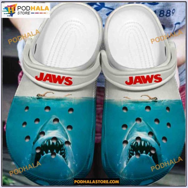 Shark Horror Jaws Crocs Clog Shoes, Halloween Gift Ideas