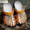 Skeleton Foot Halloween Crocs Gift For Women Men Kids