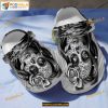 Skull Lady Sugar Skull Day Of The Dead Clog Shoes Halloween Crocs