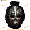 Skull Limited Over Print Halloween 3D Hoodie, Halloween Gift Ideas