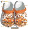 Sloth Camping Bus Shoes Clogs Fall Truck Pumpkin Halloween Crocs