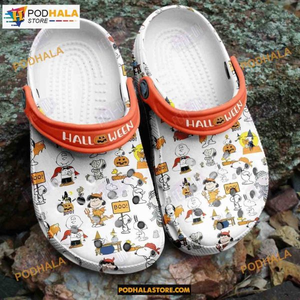 Snoopy The Peanuts Classic Clogs Shoes Halloween Crocs