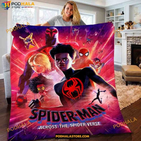 Spiderman Blanket, Spiderman Birthday Kid Gift, Gifts For Disney Lovers
