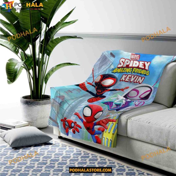 Spidey And His Amazing Friends Blanket, Birthday Gift, Gifts For Disney Lovers