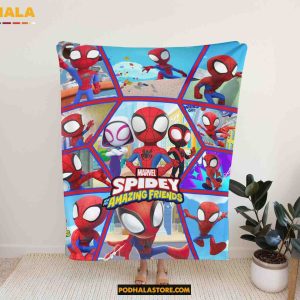 Spidey and His Amazing Friends Blanket, Gifts For Disney Lovers