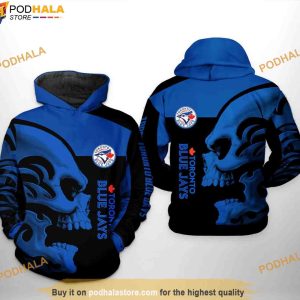 Toronto Blue Jays MLB Camo Team 3D Hoodie, MLB Clothing For Fans