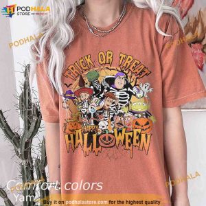 Toy Story Skeleton Halloween Comfort Colors Shirt Disney Halloween Shirt 2