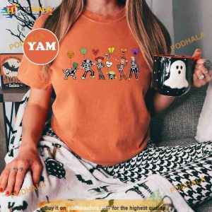 Toy Story Skeleton Halloween Comfort Colors Shirt Woody Buzz Lightyear Jessie Tee 2