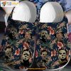 Tropical Horror Faces Crocs 3D Clog Shoes, Halloween Gift Ideas