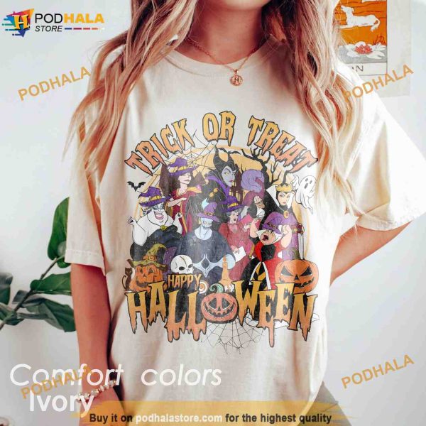 Villian Halloween Comfort Colors Shirt – Disney Trick or Treat Squad