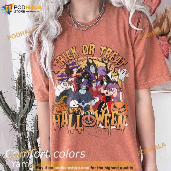 Villian Halloween Comfort Colors Shirt – Disney Trick or Treat Squad