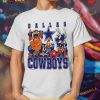 Vintage 1994 NFL Cowboys Football Shirt, Cowboys Looney Tunes, Classic 90s Graphic Tee